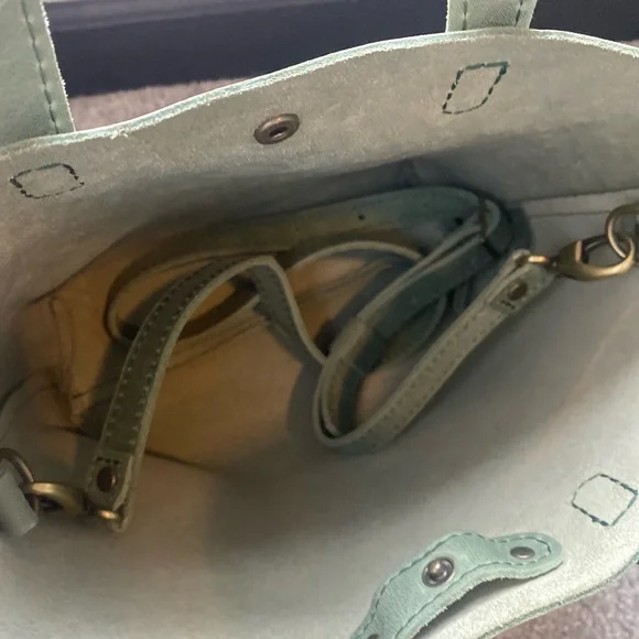 Portland Leather Cucumber Mini Crossbody - Picture 4 of 4